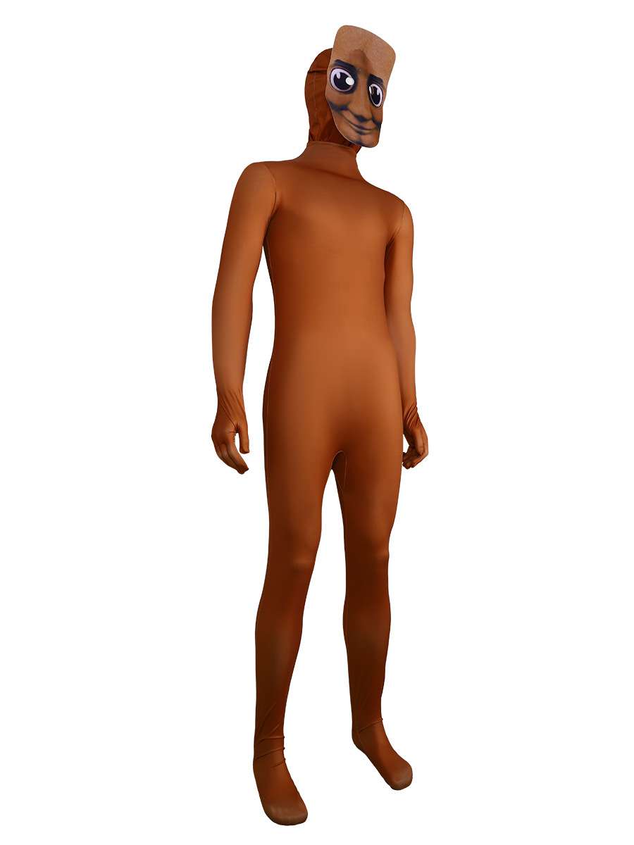 Yellow bodysuit party cosplay  - Kids Face Mask recensie en prijs