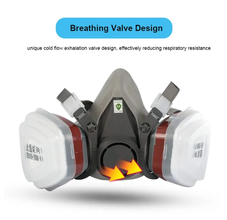6200 Respirator Dust Gas Mask  - Face Mask Storage Box recensie en prijs