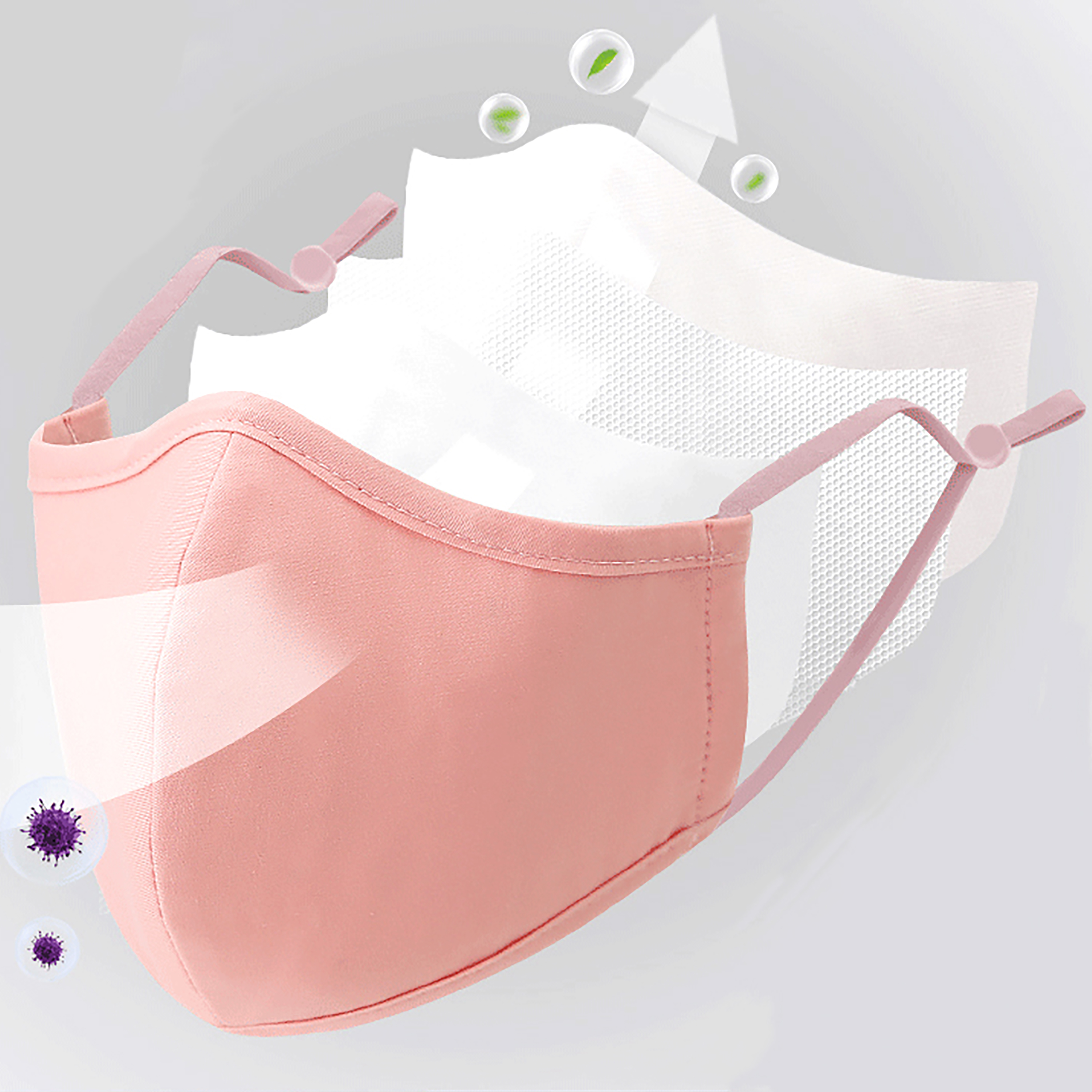 4 Styles New Upgrade Cotton Fa - Cloth Face Mask Washable recensie en prijs