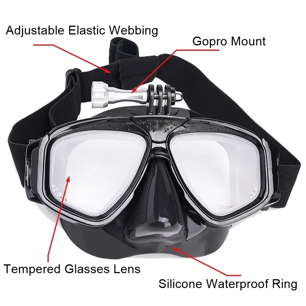 Scuba Diving Mask with Camera  - Mask Lanyard Adjustable recensie en prijs