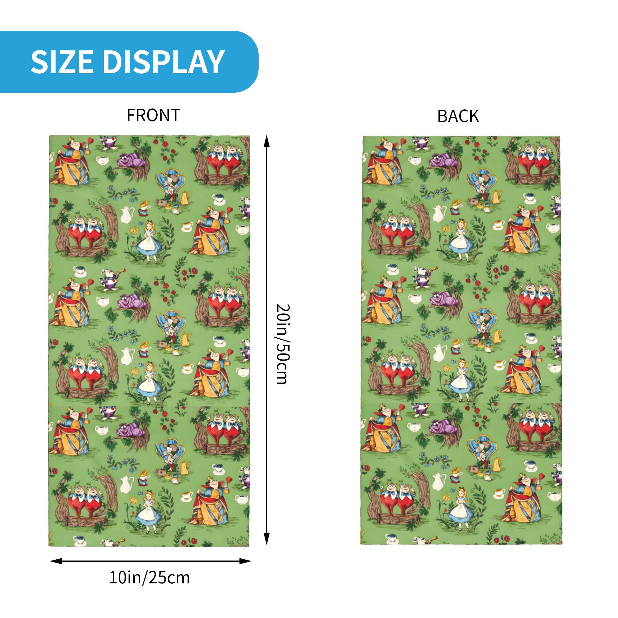 Custom A-Alice in W-Wonderland - Neck Gaiter Face Cover recensie en prijs