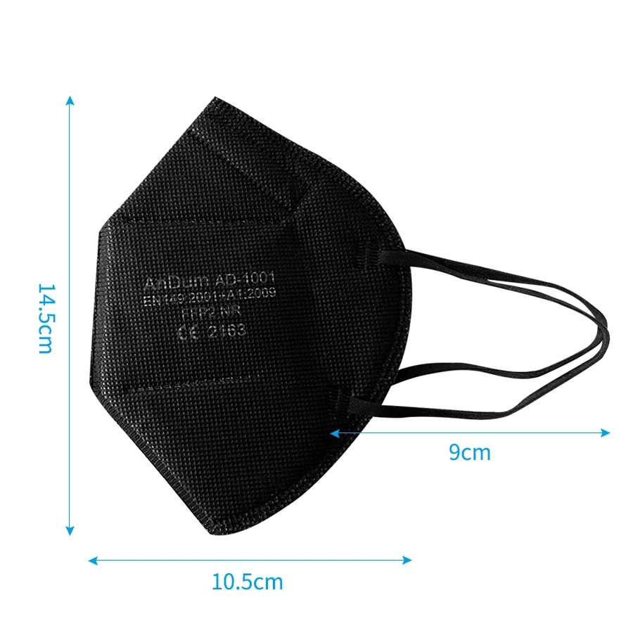 10PCS FFP2 Mask CE Approved Fi - Respirator Half Face recensie en prijs