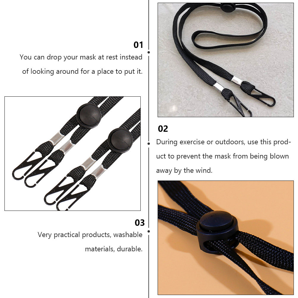 12Pcs Face Mask Lanyard Anti-F - Mask Ear Saver Strap recensie en prijs