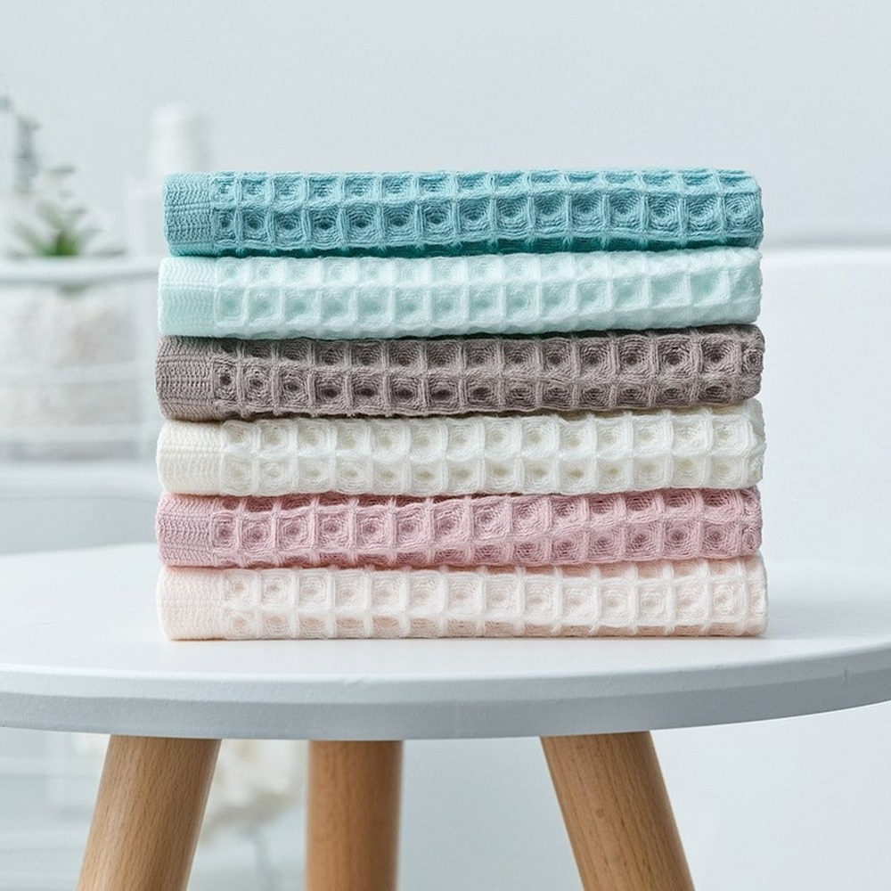 1Pcs Waffle Soft Face Towels f - Cloth Face Mask Washable recensie en prijs
