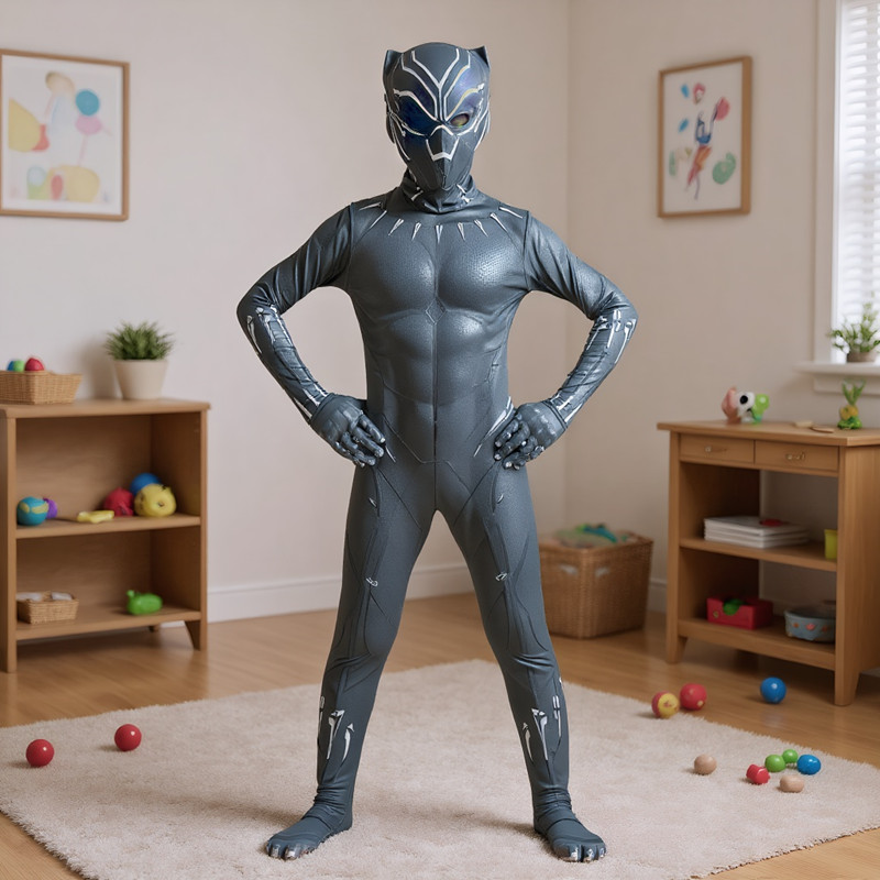 3-12Y Boy's Black Panther Cost - Black Face Mask Pack recensie en prijs