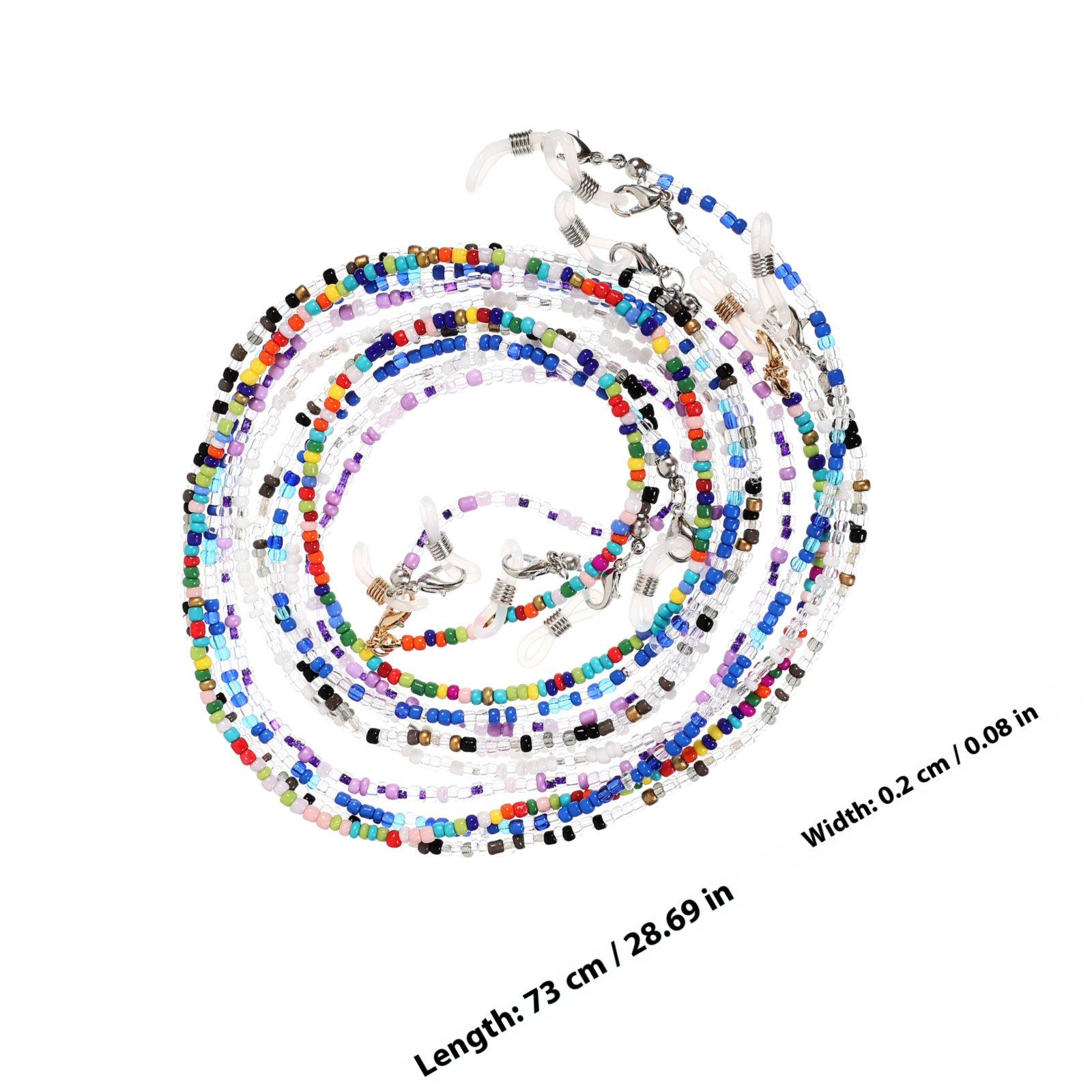 5Pcs Beaded Eyeglass Chain for - Mask Chain Holder recensie en prijs