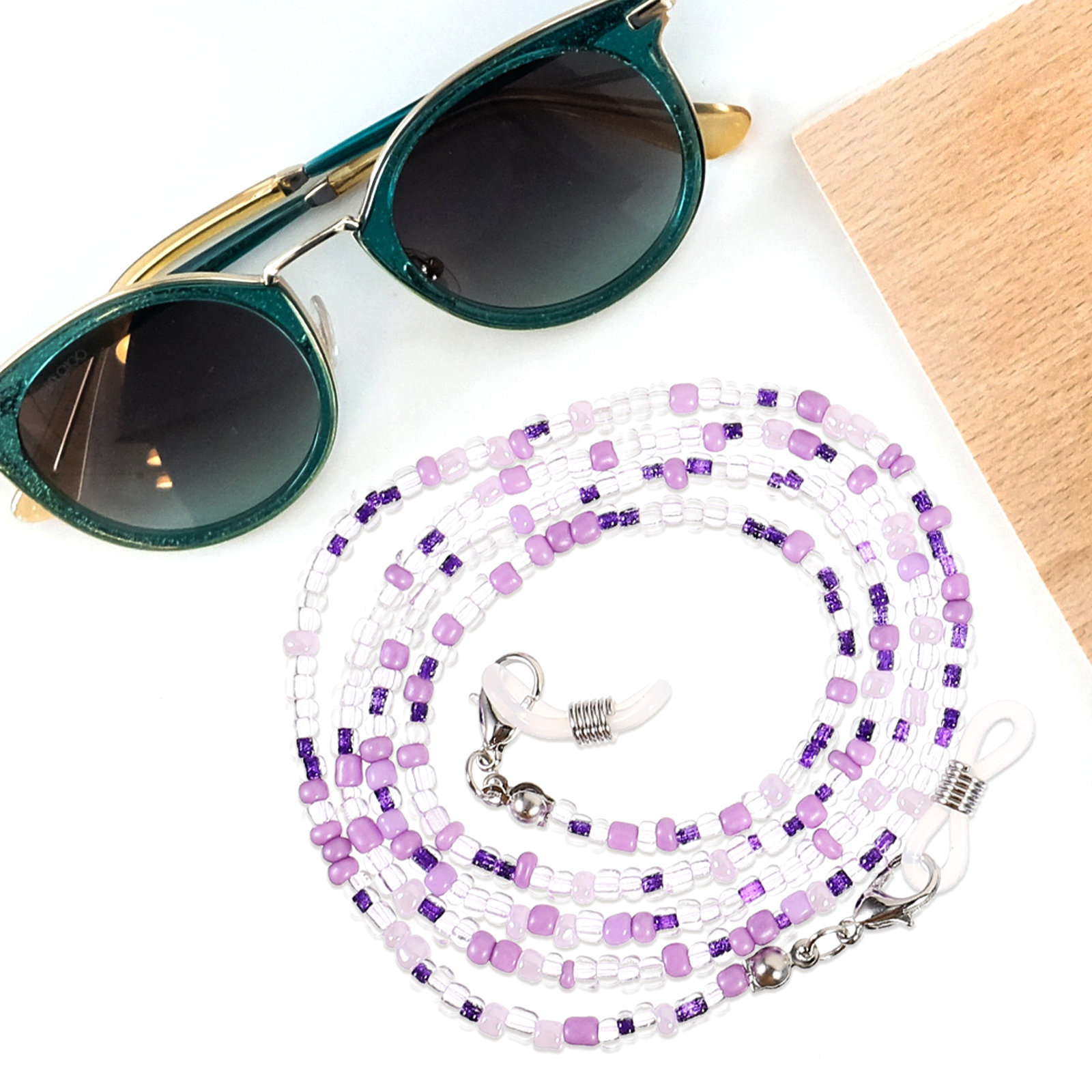 5Pcs Beaded Eyeglass Chain for - Mask Chain Holder recensie en prijs
