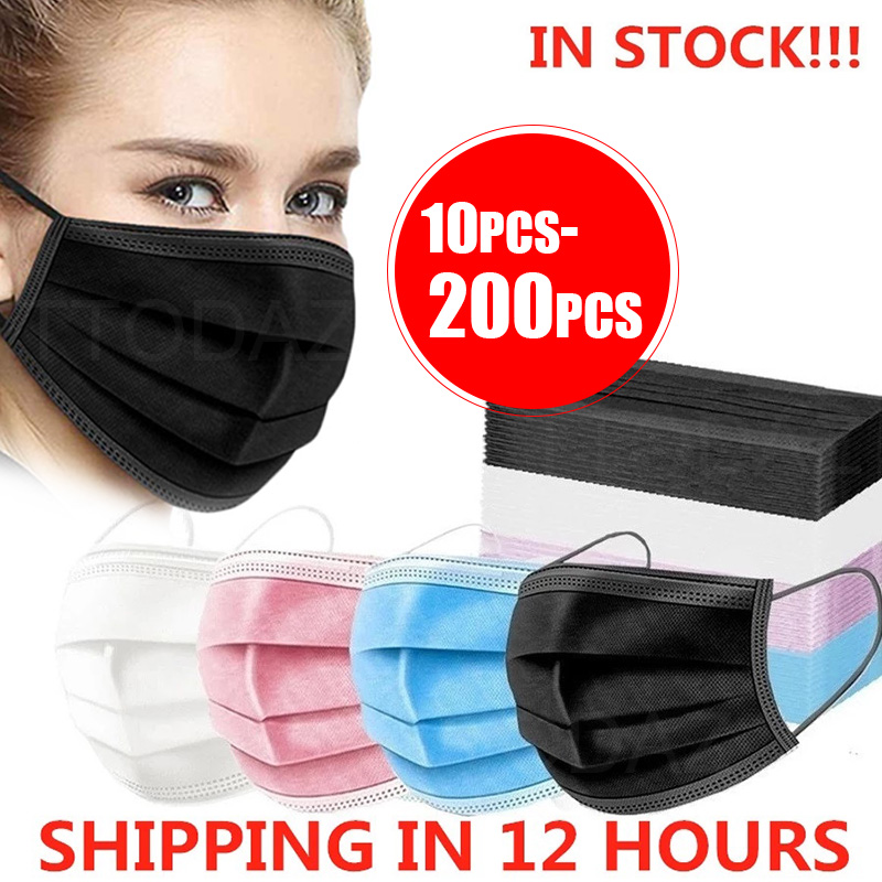 10/50/100/200PCS Disposable Ma - Disposable Mask Blue recensie en prijs