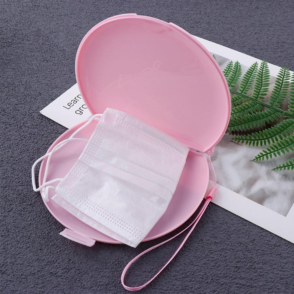 Unisex Portable Semicircle Fac - Face Mask Storage Box recensie en prijs