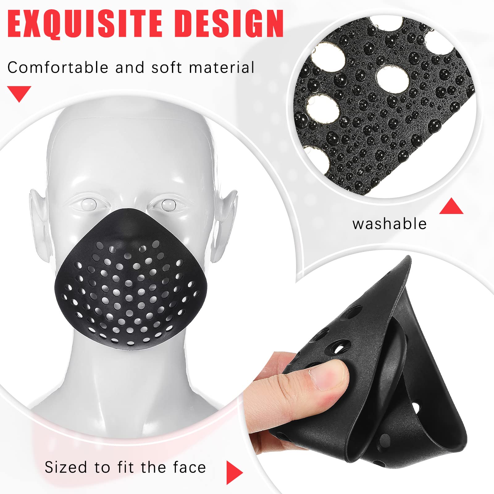 Half Face Bracket Silicone Mas - Silicone Mask Bracket recensie en prijs