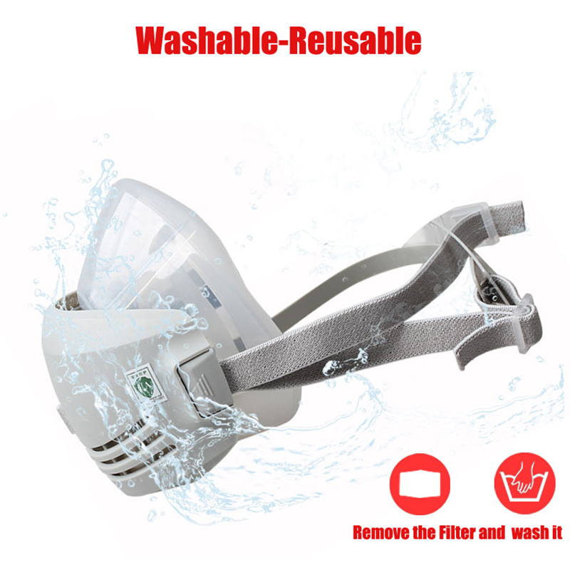 Silicone Dust-proof Gas Mask R - Cloth Face Mask Washable recensie en prijs