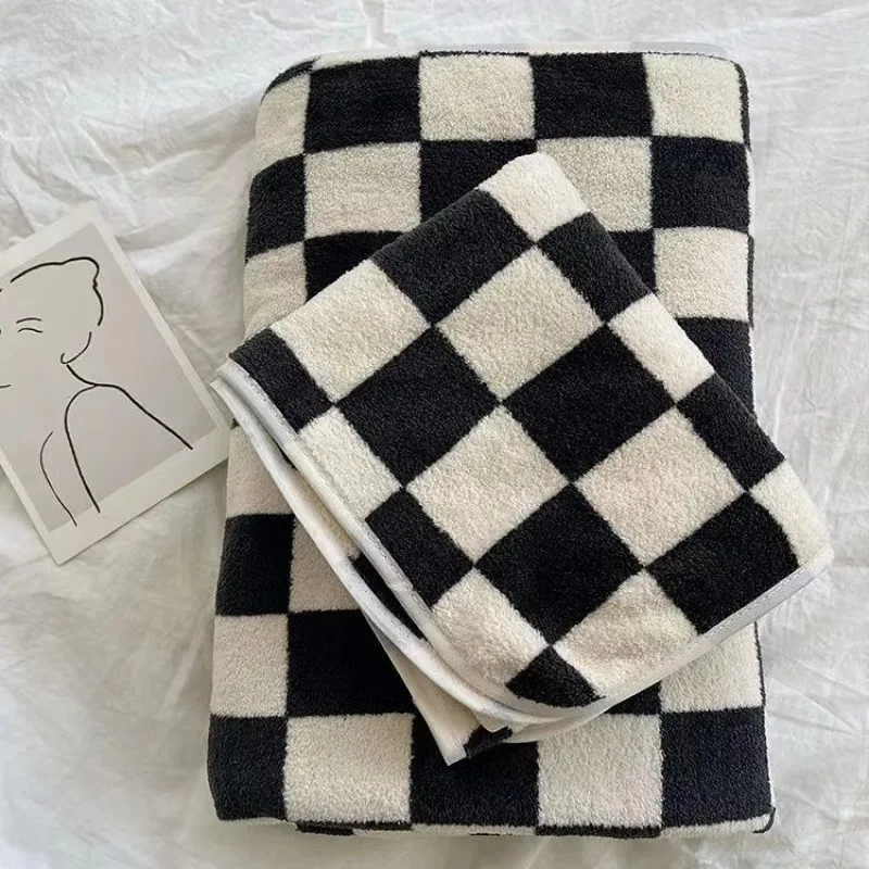 Checkerboard Pattern Bath Towe - Cloth Face Mask Washable recensie en prijs