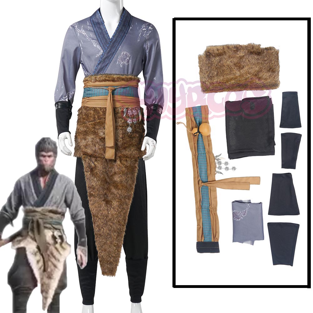 Black Myth Wukong Cosplay Cost - Black Face Mask Pack recensie en prijs
