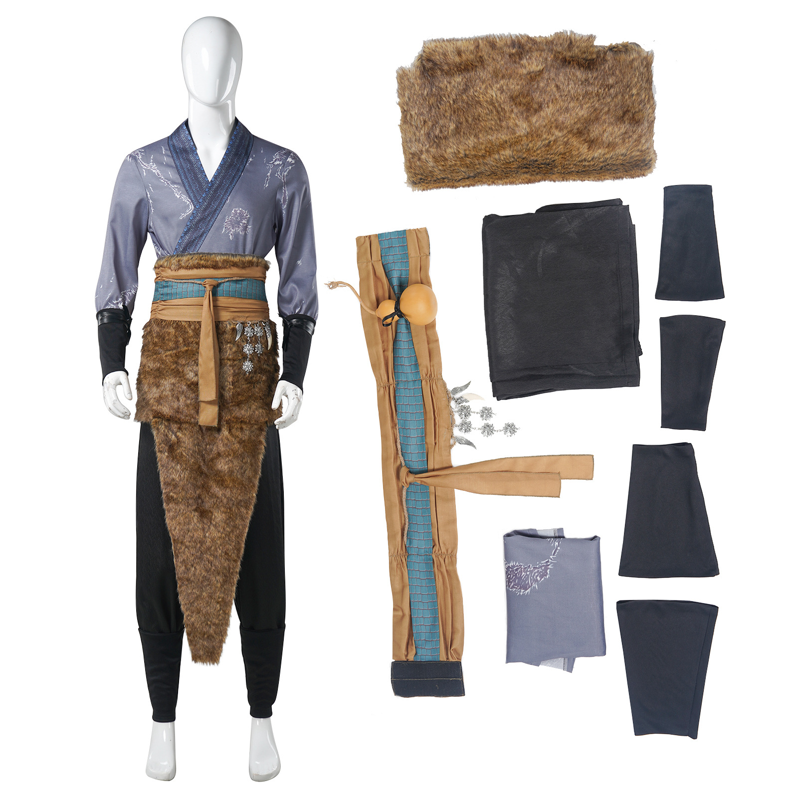 Black Myth Wukong Cosplay Cost - Black Face Mask Pack recensie en prijs