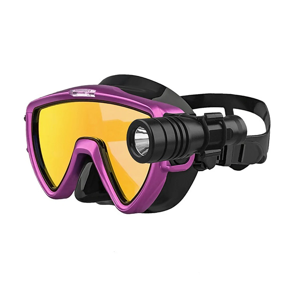Scuba Diving Mask with flashli - Silicone Mask Bracket recensie en prijs