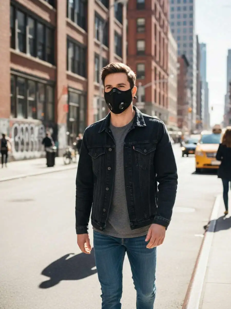 2-Pack Reusable Half Face Mask - Black Face Mask Pack recensie en prijs