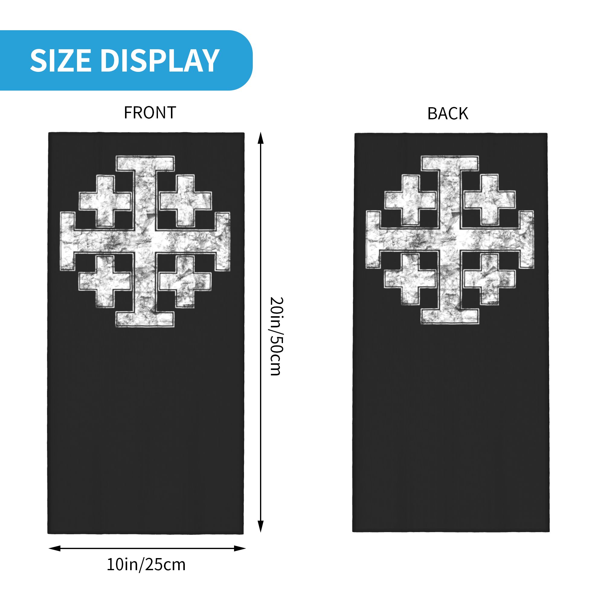 Knight Jerusalem Cross Christi - Neck Gaiter Face Cover recensie en prijs