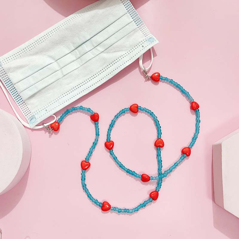Trendy Peach Heart Anti Slip R - Mask Chain Holder recensie en prijs